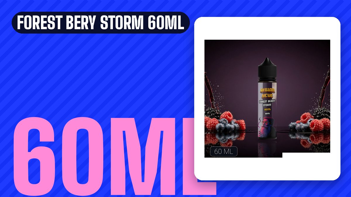 VOZOL Forest Bery Storm 60ML: 250 TL'ye Fırtınalı Orman Meyveleri kapak görseli